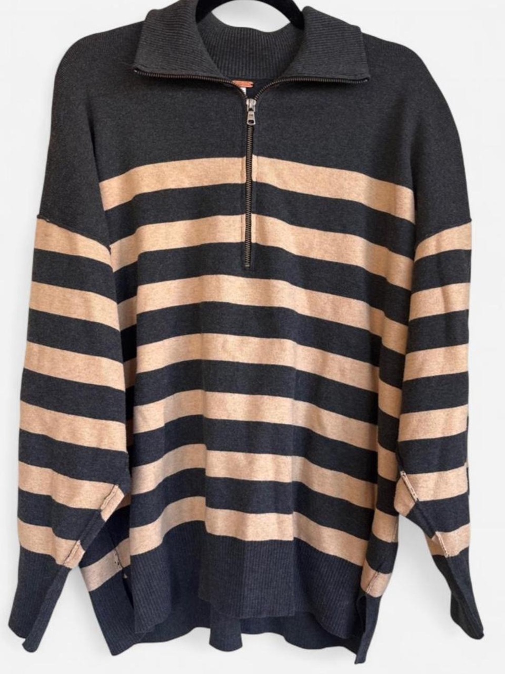 Free People costal strip pullover size small
